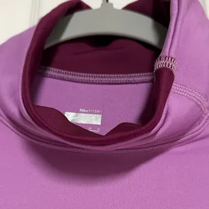 Nike Purple Turtleneck Long Sleeve thumbnail 2