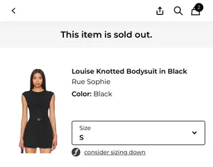 Revolve Rue Sophie knotted bodysuit thumbnail 7