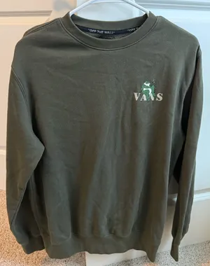 Vans Green Crewneck thumbnail 1