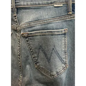 Mother Stunner Zip Ankle Step Fray Jeans Light Kitty‎ Racer Side Stripe Size 26 thumbnail 4