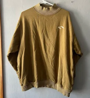 Aerie Golden Brown Mountain Season Mock Neck Sweatshirt Size Large thumbnail 1