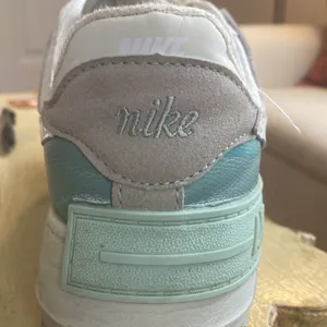 Nike Woman’s Air Force 1 Shadow Blue and Gray thumbnail 6
