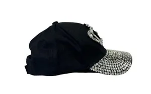 Something Special Women's Jeweled Adjustable Hat Black thumbnail 5