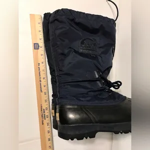 Sorel Snowlion II NL1070-429 Navy winter insulated snow boots women size 7 thumbnail 11