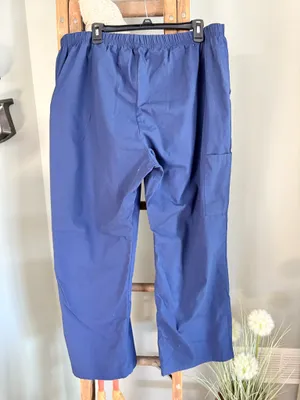 Scrubstar size 2X blue elastic waist, scrub pants thumbnail 5