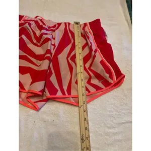 Nike Dri Fit Women’s Athletic Shorts orange/ white/zebra print size M thumbnail 5