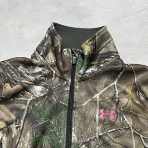 Under Armour Women's SZ Small Realtree Xtra Camo 1/4 Zip Hunting Pullover thumbnail 2