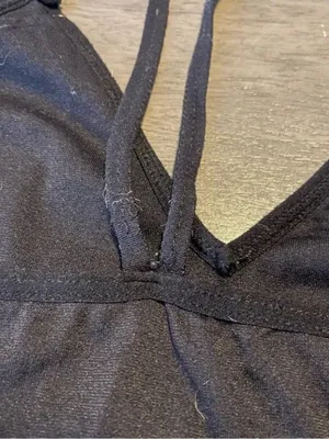Danskin Longline Bralette Set - Grey & Black thumbnail 4
