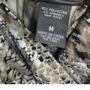 Dots Metallic Snake Print‎ Maxi Dress Size Medium thumbnail 7