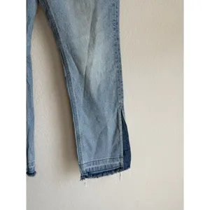 American‎ Eagle Jeans Women's 12 90s Low Rise Skinny Kick Stretch Denim Raw Hem thumbnail 12