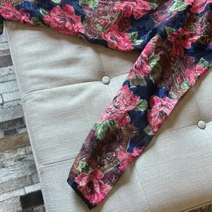 Victoria Secrets Gold Label Floral Button Down Robe Size M/L thumbnail 3