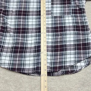 Garage Grunge 90s Inspired Lightweight Flannel Soft EUC Sz M Plaid Y2K Nostalgia Cotton thumbnail 6