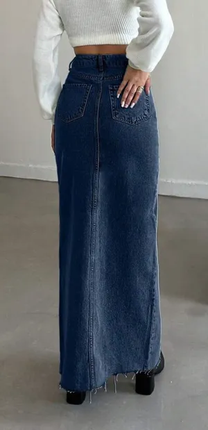 Boutique Denim Skirt thumbnail 3