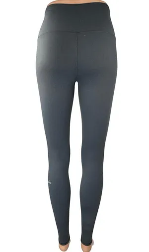 Alo Yoga Women's Gray Mid Rise Yoga Workout Athletic Leggings Pants Size S thumbnail 3
