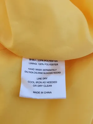 TS Couture Yellow Organza Evening Maxi Dress Size Medium NWT Flaw thumbnail 14