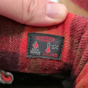 KEEN Elena Tall Lace Leather Winter Boots Tan Red Plaid 1022040 Womens 9‎ thumbnail 7