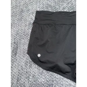LULULEMON Women's Speed Up Shorts Way stretch Black Size 12 thumbnail 5
