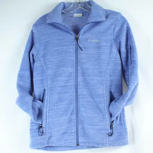 Columbia Sportswear Blue Zip Up Fleece Sweater Jacket Womens Size S thumbnail 1