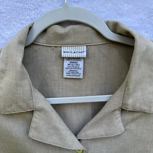 White Stag Tan Button-Up Blouse thumbnail 3