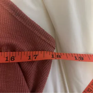 Free People Rust Ribbed Tank Top thumbnail 6