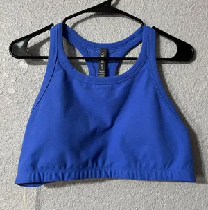 Vuori Elevation Race Bra Size XL Bright Iris Heather thumbnail 1