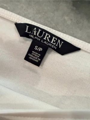NWOT LRL Lauren Ralph Lauren Size S Black Colorblock Boat Neck Cuffed Sleeve Top thumbnail 6