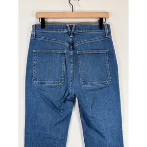 VERONICA BEARD Womens Jeans Blue Denim Carson Ankle Flare High Rise Size 30 thumbnail 11