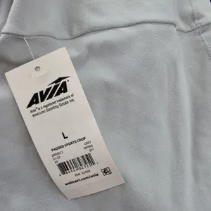 Reebok RBX Avia Womens Activewear Set Purple Tee Grey Shorts Padded Sport Bra M thumbnail 7