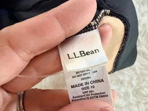 L.L.Bean Women's Black Swim Skort Size 10 thumbnail 2