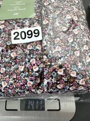 NEW H&M Women’s Large Floral Corduroy Cotton Pull On Tank Shift Mini Boho Folk thumbnail 10