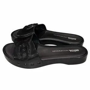 Melissa Black Platform Jelly Slides Sandals Shoes 9 thumbnail 2