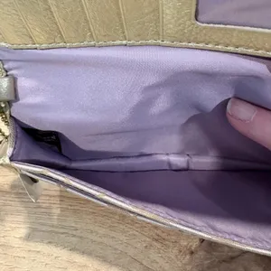 Coach Poppy Signature Graffiti Slim Envelope Wallet Khaki Gold‎ Wristlet 46438 thumbnail 8