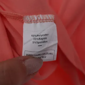 Wiholl Womens Pleated Halter Tank Top Coral Pink High Neck Sleeveless Large NEW thumbnail 4