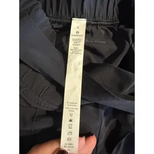 Lululemon Align High Rise Wide Leg Pants Black Size‎ 4 Tie Waist thumbnail 4