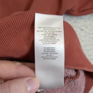 Wilfred Free Aritzia Rosewood Organic Cotton Pullover Hoodie Sweatshirt Size 2 thumbnail 6