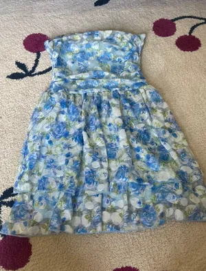 Strapless Dress Shein Mini thumbnail 1