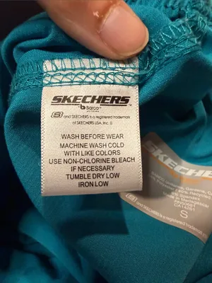 Sketchers by Barco 3 Pocket Stretch Scrub Pants Teal Elastic Waistband Size S thumbnail 8