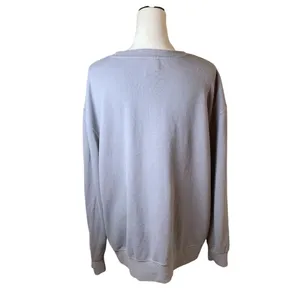 Disney Parks Mickey‎ Mouse Magic Kingdom Gray Sweatshirt XL | Neutral Crewneck thumbnail 3