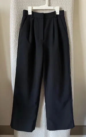 Abercrombie Sloane Tailored Pants Black thumbnail 2