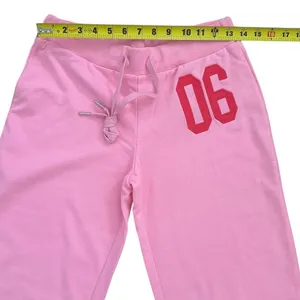 EDIKTED 06 Wide Leg Cotton Blend Drawstring Sweatpants size small Pink thumbnail 8