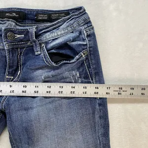 Miss Me Jeans‎ Women's Size 26 signature ankle skinny Denim Embellished Pockets thumbnail 4