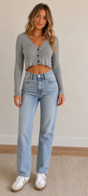 American Eagle Outfitters Gray Sweater  thumbnail 1