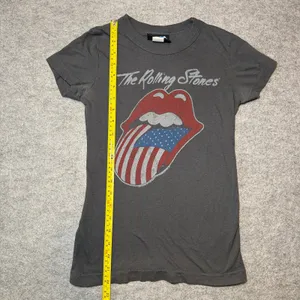 Junk Food Women S T-Shirt Small Band Graphic Distressed Gray thumbnail 4