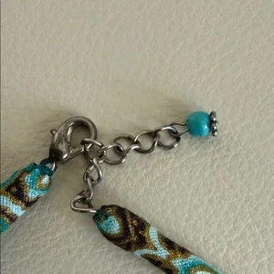 Turquoise Colored Bead Pendant Necklace - Women Jewelry thumbnail 4