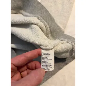 American Eagle Cowl Neck Sweatshirt Gray Drawstring Pullover M Athleisure thumbnail 2