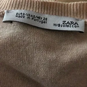 Zara Tan Velvet-like Lace Arm Trim Tank Top thumbnail 7