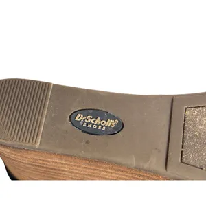 Dr Scholls Memory Foam Wedge Ankle Boots 9.5W Black Buckle Strap Double Bootie thumbnail 7