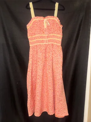 entro Peach Floral Midi Dress thumbnail 3