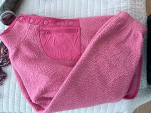 PacSun Pink Fleece Pullover thumbnail 4