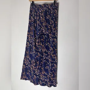 lascana Blue Printed Leopard Wide Leg Pull On Pants‎ Size 4 Resort Wear thumbnail 2